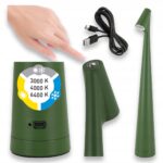 LAMPKA BIURKOWA LED 1W CCT LAMPKA STOŁOWA Z AKUMULATOREM KABEL USB ZIELONA