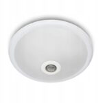 LAMPA Z CZUJNIKIEM RUCHU I ZMIERZCHU PLAFON OPRAWA SUFITOWA 2 x LED E27 PIR