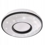 LAMPA DO ŁAZIENKI LED PLAFON ŁAZIENKOWY DEKORACYJNY LED 24W IP44 CZARNY