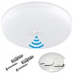 LAMPA PLAFON DO ŁAZIENKI Z CZUJNIKIEM RUCHU LAMPA ZEWNĘTRZNA LED 30W IP44