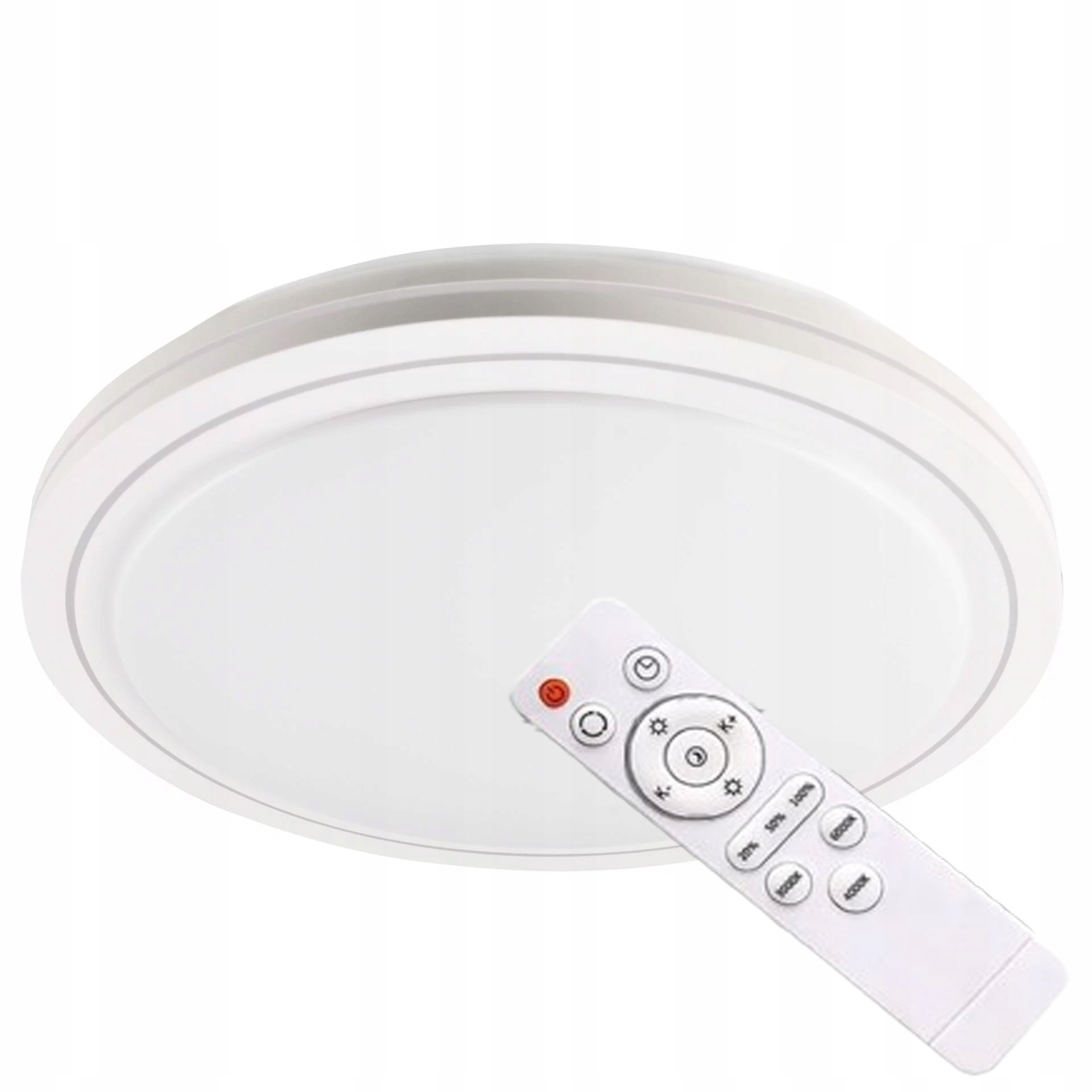 PLAFON LAMPA ŁAZIENKOWA SUFITOWA EFEKTY DEKORACYJNE 72W LED PILOT CCT IP44
