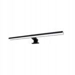 KINKIET ŁAZIENKOWY CZARNY LAMPA LED 15W NAD LUSTRO/SZAFKĘ 3w1 90cm