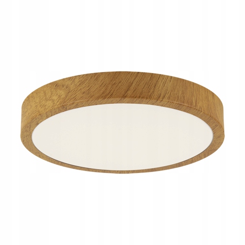 PLAFON LAMPA ŁAZIENKOWA PLAFONIERA 36W DEKORACYJNA IMITACJA DREWNA DĄB