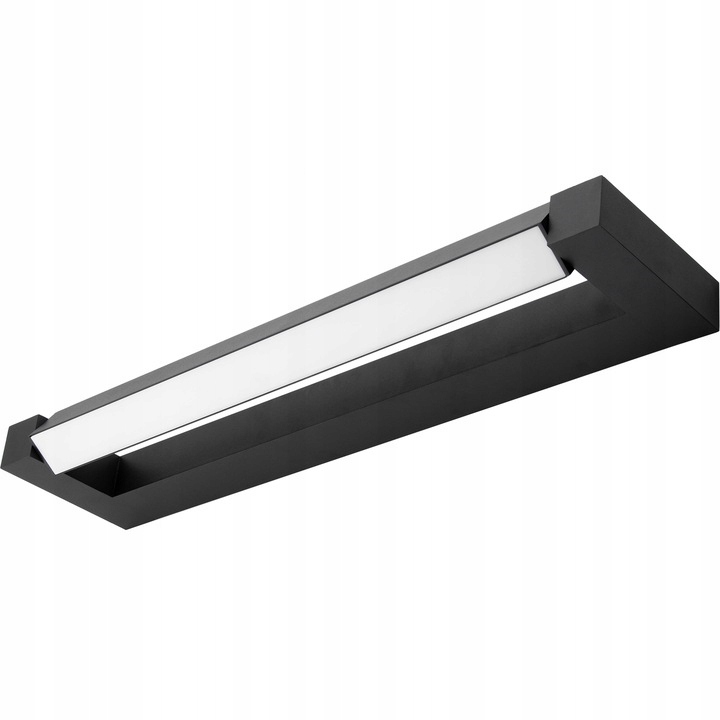 KINKIET ŁAZIENKOWY LED 12W NAD LUSTRO CZARNY OZDOBNY RUCHOMY IP44