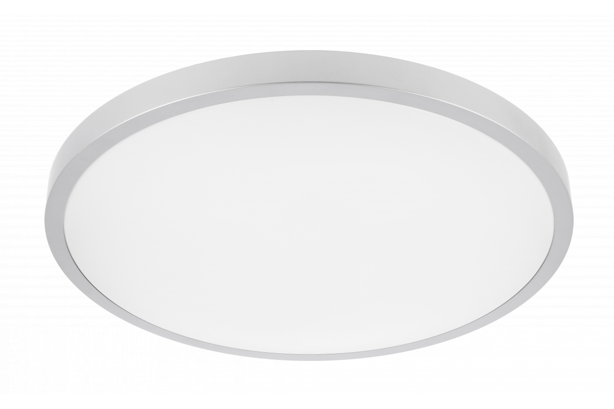 PLAFON LAMPA ŁAZIENKOWA DUŻA SREBRNA LED 32W IP54 LAMPA ZEWNĘTRZNA NA TARAS