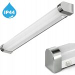 KINKIET ŁAZIENKOWY LAMPA LED 15W NAD LUSTRO 60cm CHROM IP44 WŁĄCZNIK