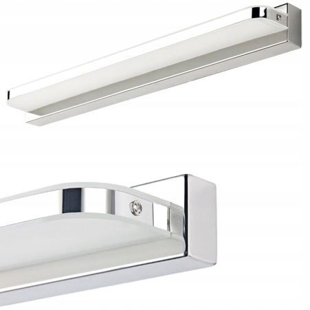 KINKIET ŁAZIENKOWY LED 9W NAD LUSTRO 42cm CHROM