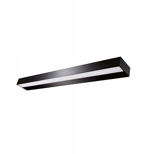 KINKIET ŁAZIENKOWY LED 9W NAD LUSTRO CZARNY IP44 ALUMINIOWY BARWA NEUTRALNA
