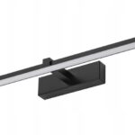 KINKIET ŁAZIENKOWY LAMPA LED NAD LUSTRO OBRAZ 18W CZARNY METAL 90cm IP44