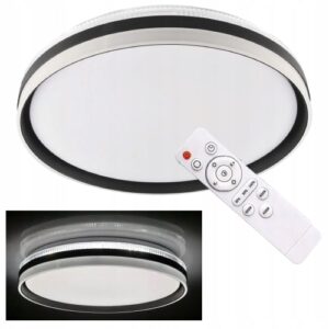 PLAFON LAMPA ŁAZIENKOWA SUFITOWA EFEKTY DEKORACYJNE 72W LED PILOT CCT IP44