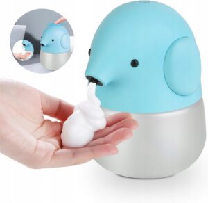 BEZDOTYKOWY DOZOWNIK DO MYDŁA DLA DZIECI DYSPENSER FUNKCJA SPIENIANIA MYDŁA Akcesoria