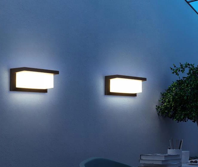 Kinkiet ścienny elewacyjny lampa ogrodowa zewnetrzna E27 aluminium czarna 3 Kinkiet ścienny elewacyjny lampa ogrodowa zewnetrzna E27 aluminium czarna - obrazek 3