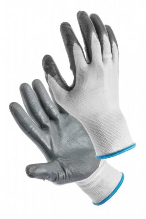 RĘKAWICE RĘKAWICZKI OCHRONNE ROBOCZE POWLEKANE NITRYLEM ROZMIAR XXL – 11 Odzież