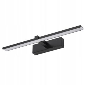 KINKIET ŁAZIENKOWY LAMPA LED 8W NAD LUSTRO OBRAZ CZARNY METAL IP44 Kinkiety