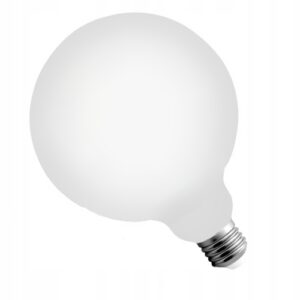 DUŻA ŻARÓWKA MLECZNA LED EDISON 8W E27 G125 RETRO BARWA BIAŁA CIEPŁA Żarówki