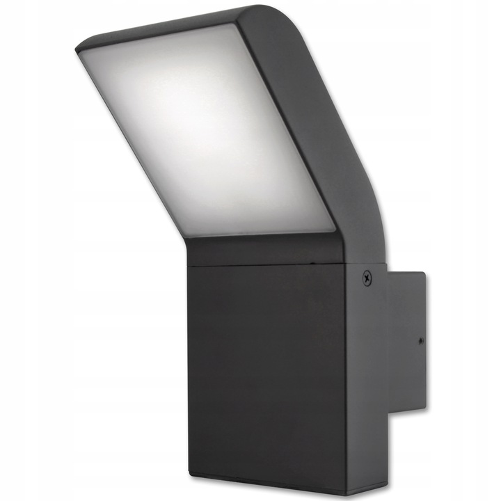 LAMPA KINKIET ZEWNETRZNY OGRODOWY ELEWACYJNY LED ALU 12W IP54 24XLED SMD