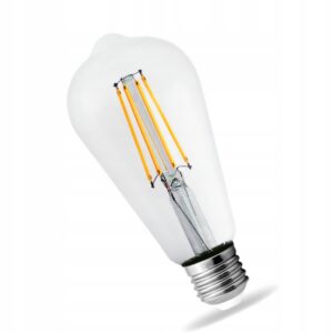 ŻARÓWKA LED ST64 12W E27 FILAMENT EDISON RETRO OZDOBNA DEKORACYJNA 4000K Żarówki