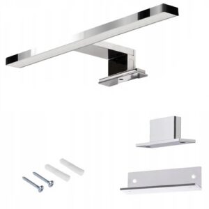 KINKIET ŁAZIENKOWY LED 5W LAMPA NAD LUSTRO/SZAFKĘ 3W1 CHROM 30cm Kinkiety KINKIET ŁAZIENKOWY LED 5W LAMPA NAD LUSTRO/SZAFKĘ 3W1 CHROM 30cm Kinkiety