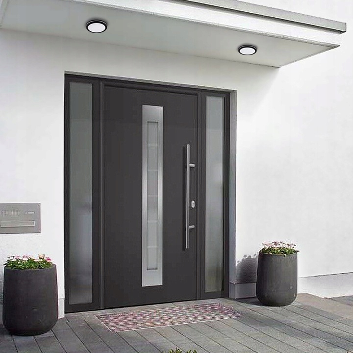 LAMPA ZEWNĘTRZNA PLAFON OGRODOWY NA BALKON TARAS LED 12W/15W/18W CCT CZARNY Plafony 14 LAMPA ZEWNĘTRZNA PLAFON OGRODOWY NA BALKON TARAS LED 12W/15W/18W CCT CZARNY Plafony 14