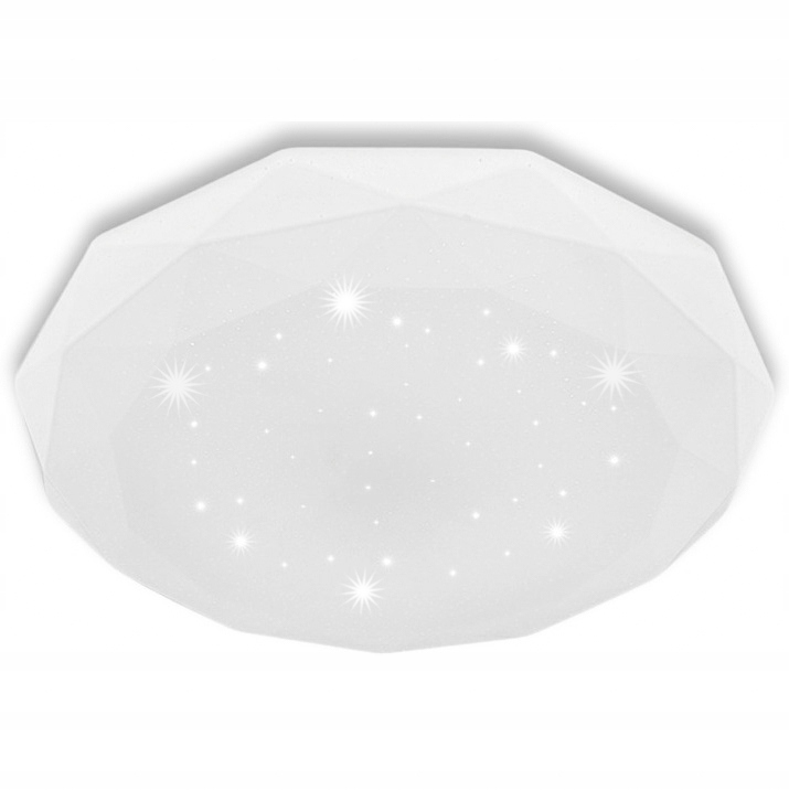 LAMPA SUFITOWA DO ŁAZIENKI PLAFON LED 12W IP44 DEKORACYJNY KSZTAŁT DIAMENT