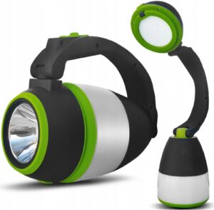 LATARKA LED 3W1 LAMPKA STOŁOWA BIURKOWA CAMPINGOWA WIELOFUNKCYJNA Latarki