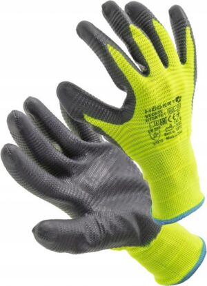 RĘKAWICE RĘKAWICZKI OCHRONNE ROBOCZE KARBOWANE NITRYLOWE ROZMIAR XXL-11 Odzież