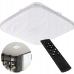 LAMPA PLAFON LED 72W DEKORACYJNY Z EFEKTEM GWIAZD CCT + PILOT REGULACJA