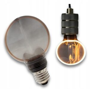 ŻARÓWKA G80 4W OZDOBNA DYMIONA SMOKE DEKORACYJNA E27 RETRO KULA Żarówki