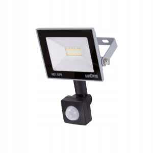 NAŚWIETLACZ OGRODOWY HALOGEN Z CZUJNIKIEM 10W CW BIAŁY ZIMNY Naświetlacze