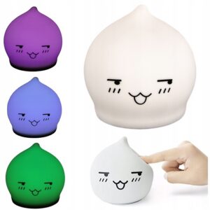 LAMPKA NOCNA BIURKOWA STOŁOWA DLA DZIECI ZMIENIAJĄCA KOLORY LED 0.4W BUŹKA Lampy dekoracyjne