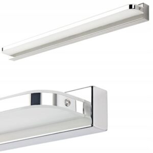 KINKIET ŁAZIENKOWY LAMPA DO ŁAZIENKI LED 12W NAD LUSTRO 52cm CHROM Kinkiety
