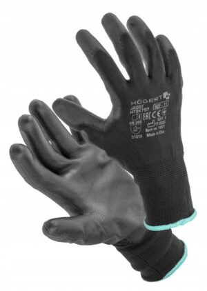 RĘKAWICE RĘKAWICZKI OCHRONNE ROBOCZE POLIURETANOWE ROZMIAR L-9 Odzież