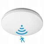 LAMPA LED DO ŁAZIENKI PLAFON SUFITOWY NATYNKOWY Z CZUJNIKIEM RUCHU IP44 18W