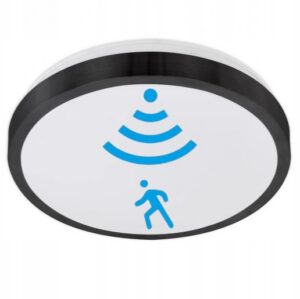 LAMPA DO ŁAZIENKI PLAFON PANEL SUFITOWY DO LED 2 x E27 IP44 CZUJNIK RUCHU Plafony