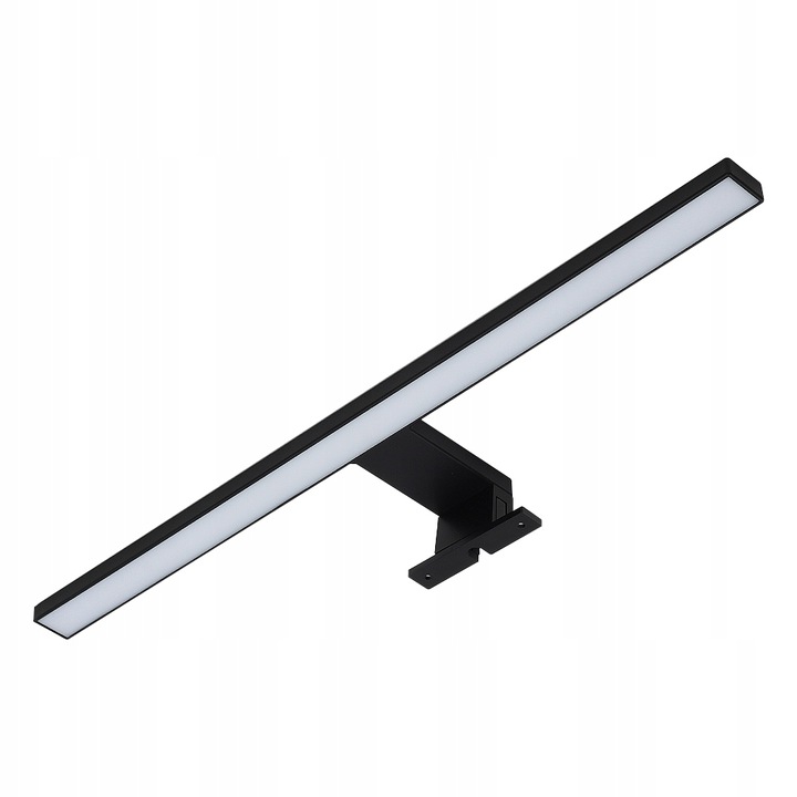 KINKIET ŁAZIENKOWY CZARNY 9W LED NAD LUSTRO/SZAFKĘ 2W1