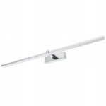 KINKIET ŁAZIENKOWY DO ŁAZIENKI LAMPA NAD LUSTRO LED 24W CHROM METAL 120 cm