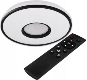 PLAFON LAMPA SUFITOWA DEKORACYJNA 24W LED PILOT REGULACJA CCT ŚCIEMNIANIE Plafony