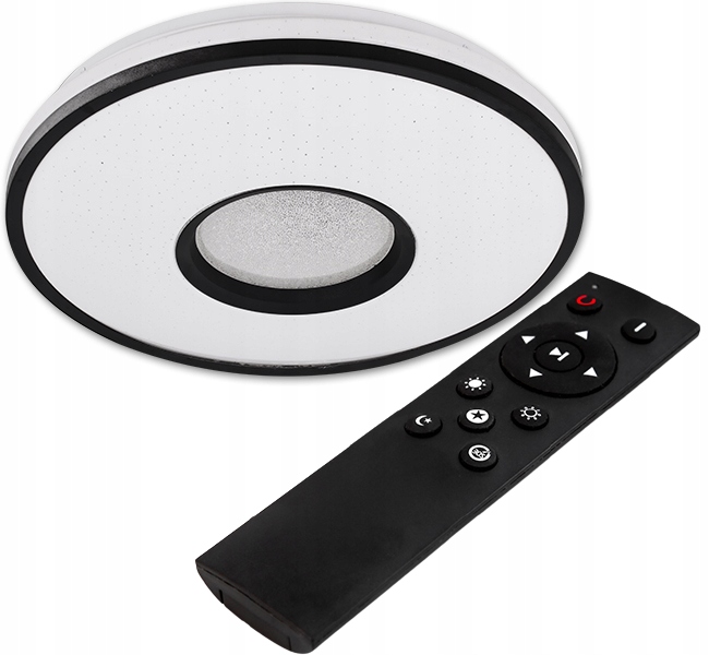 PLAFON LAMPA SUFITOWA DEKORACYJNA 24W LED PILOT REGULACJA CCT ŚCIEMNIANIE