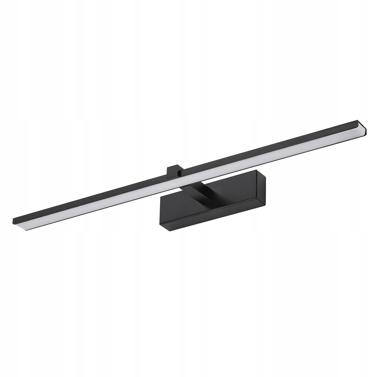 KINKIET ŁAZIENKOWY 12W LAMPA NAD LUSTRO LED CZARNY METAL IP44