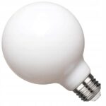 DUŻA ŻARÓWKA MLECZNA OZDOBNA LED EDISON 8W E27 G80 RETRO