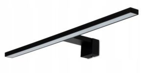 KINKIET ŁAZIENKOWY CZARNY 10W NAD LUSTRO/SZAFKĘ Kinkiety