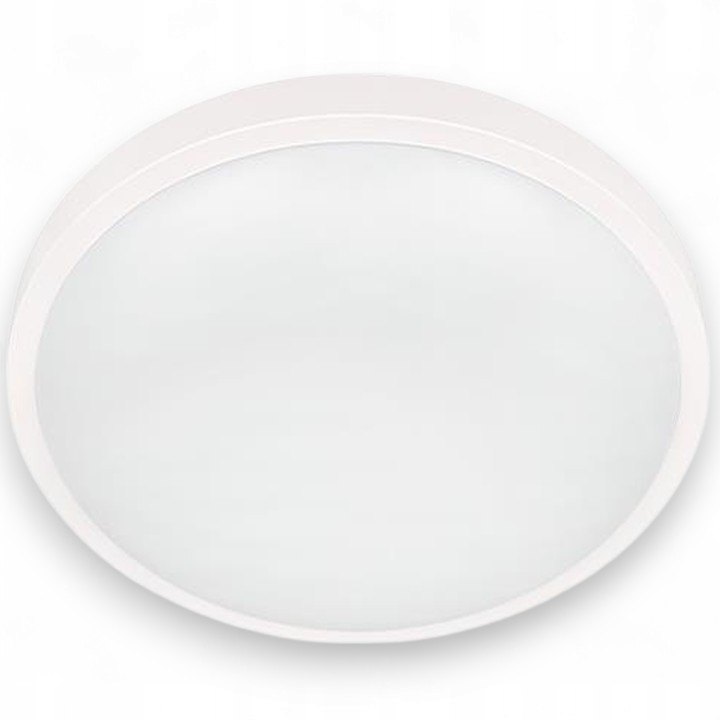 LAMPA DO ŁAZIENKI PLAFON ŁAZIENKOWY SUFITOWY LED 24W IP44 BIAŁY NEUTRALNY