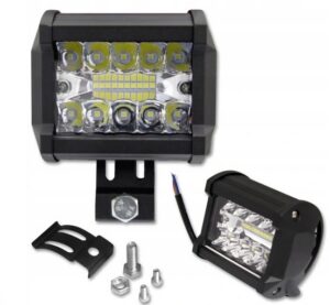LAMPA ROBOCZA LED BAR 60W OFF-ROAD HALOGEN REFLEKTOR SZPERACZ 12V 24V ALU Lampy robocze