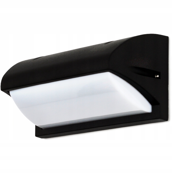 LAMPA ELEWACYJNA CZARNA ZEWNĘTRZNA KINKIET ZEWNĘTRZNY ALUMINIUM E27 IP54
