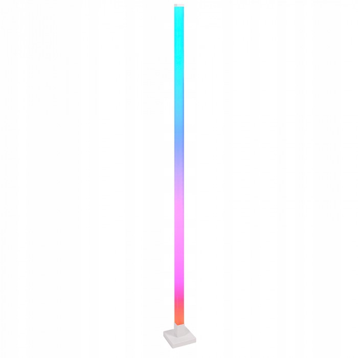 LAMPA PODŁOGOWA RGB KOLOROWA STOJACA BIAŁA PILOT LAMPA MUZYCZNA 5W Lampy podłogowe 52 LAMPA PODŁOGOWA RGB KOLOROWA STOJACA BIAŁA PILOT LAMPA MUZYCZNA 5W Lampy podłogowe 52