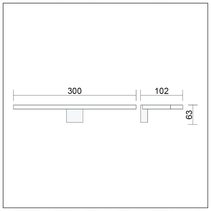 Kinkiet łazienkowy chrom lampa LED 5w nad lustro/szafkę 30cm 4 Kinkiet łazienkowy chrom lampa LED 5w nad lustro/szafkę 30cm - obrazek 4