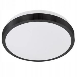 LAMPA DO ŁAZIENKI PLAFON ŁAZIENKOWY NA ŻARÓWKI LED 2 x E27 IP44 CZARNY Plafony LAMPA DO ŁAZIENKI PLAFON ŁAZIENKOWY NA ŻARÓWKI LED 2 x E27 IP44 CZARNY Plafony