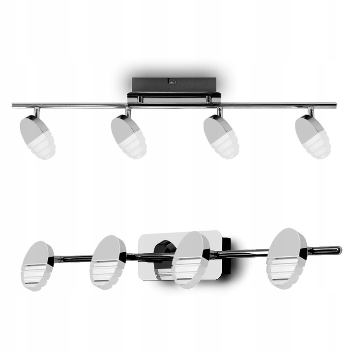 KINKIET LED 20W NAD LUSTRO/ OBRAZ 4x5W DEKORACYJNY