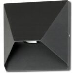 LAMPA ELEWACYJNA ZEWNĘTRZNA KINKIET LED 6W IP54 LAMPA OGRODOWA ALUMINIUM