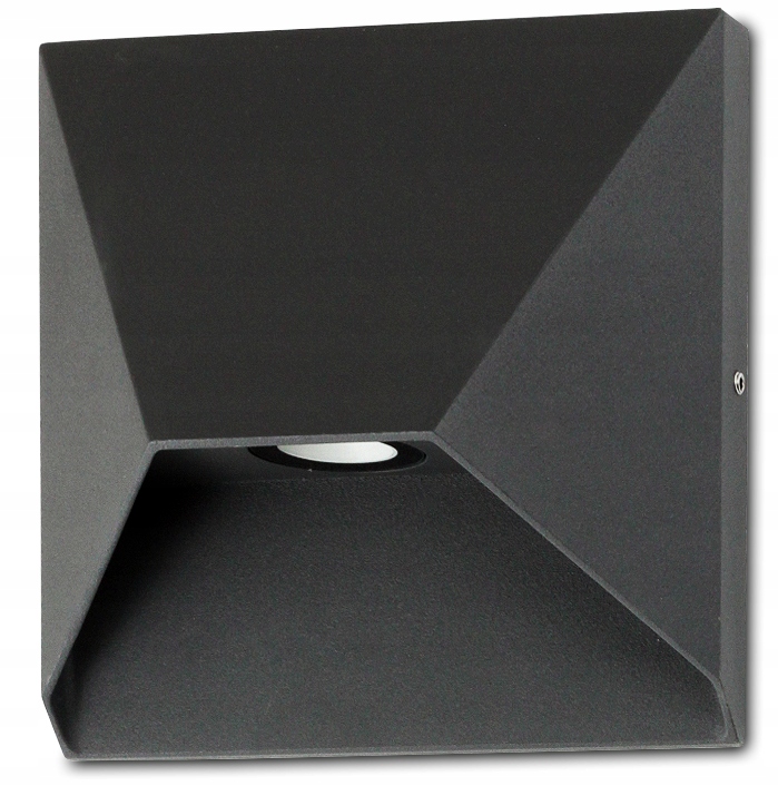 LAMPA ELEWACYJNA ZEWNĘTRZNA KINKIET LED 6W IP54 LAMPA OGRODOWA ALUMINIUM